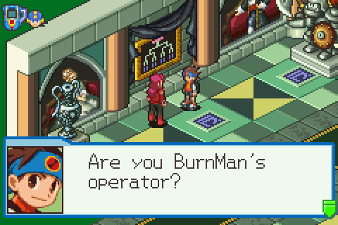 Mega Man Battle Network 4-6 Part #9 - BurnerMan somewhat resembles